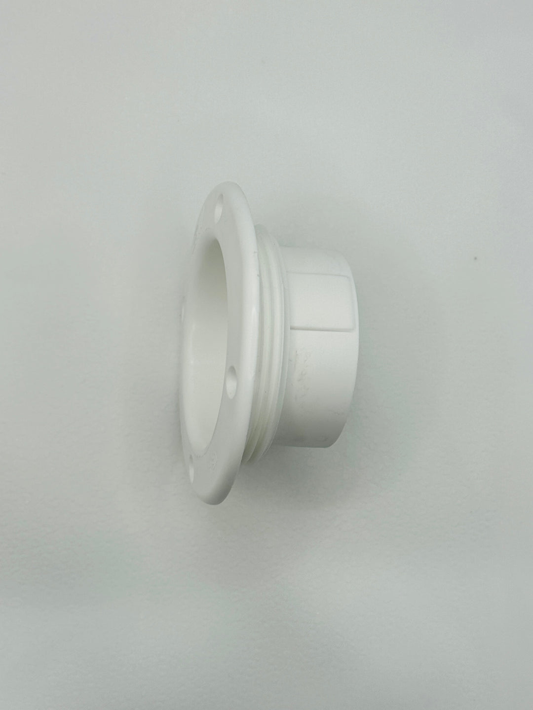 2" ID White Trim Ring with extension