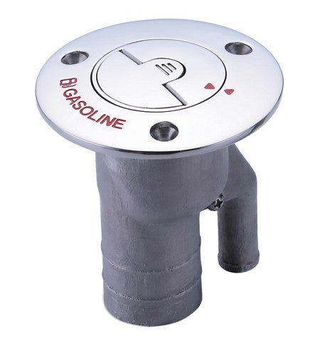 thumbnail image 2 of Keyless Fuel Cap 316 Stainless Steel Marine Deck Fill - 1-1/2" Er With Keyless Cap For Boats Angled Fuel Fill 2 of 14