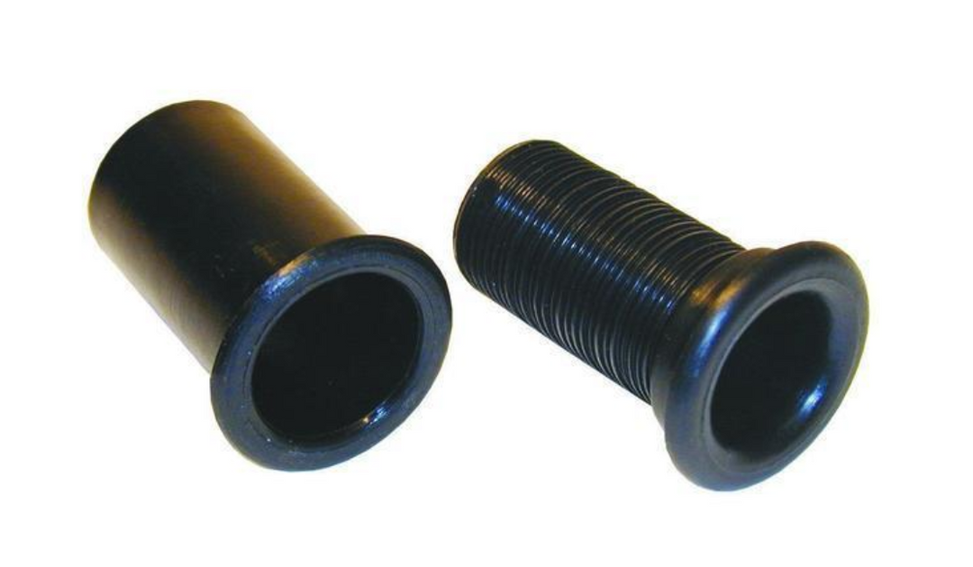 1" Black Push Together Splash Well Drain, Long