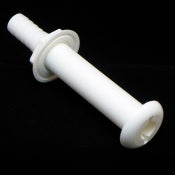 Jeffergarden 11/4in Thru Hull Fitting Accessoire de connecteur de tuyau en  plastique blanc pour bateau