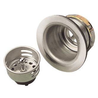 Stainless Steel Sink Drain, plastic basket