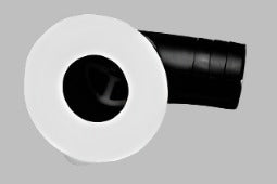 1" Elbow Drain w- white flange