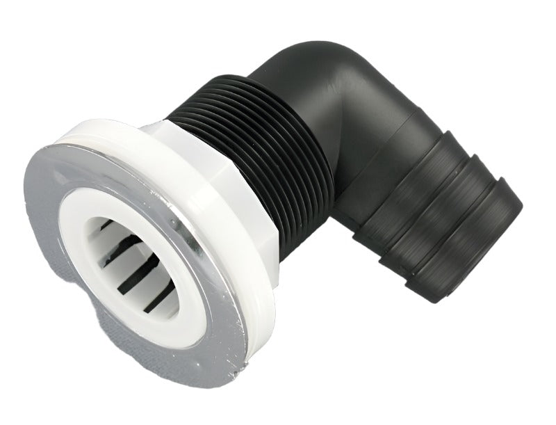 1 1/2" Chrome Elbow Drain w- Basket