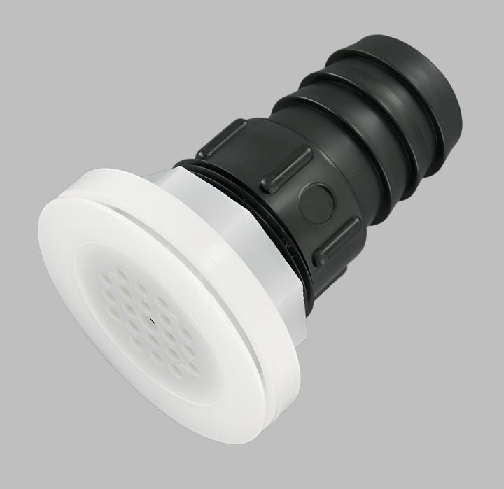 straight 1 1/2" drain with screen