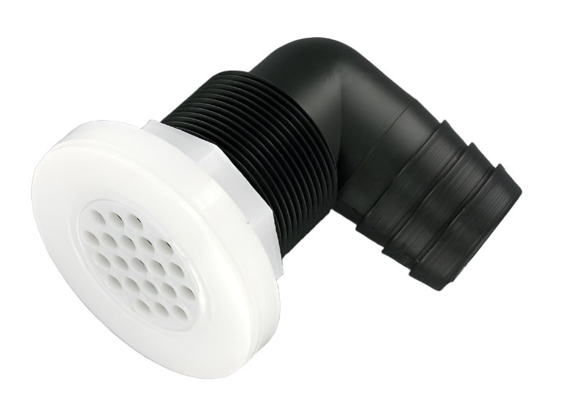 1 1/2" elbow drain with removable screen