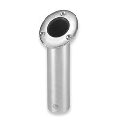 Stainless steel 30 degree rod holder with cap Stainless steel 30 degree rod holder with cap