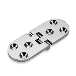 Stainless Steel Flush Mount Hinge, bottom pin