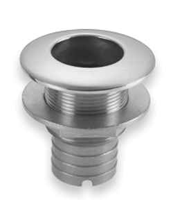 Stainless Steel Short Thru Hull 1 1/8"