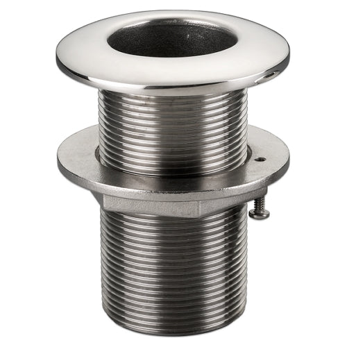 Stainless Steel Long 1 1/2" Threaded Scupper