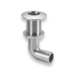 Stainless Steel Short Elbow Thru Hull 1 1/4"
