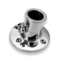 1 1/4" stainless steel flag pole socket