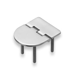Small Stainless Steel Euro-Style Hinge, stud mount
