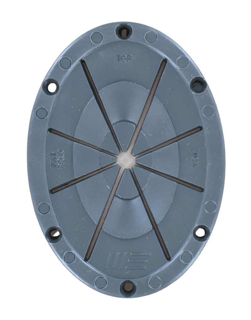 Large black oval rod holder