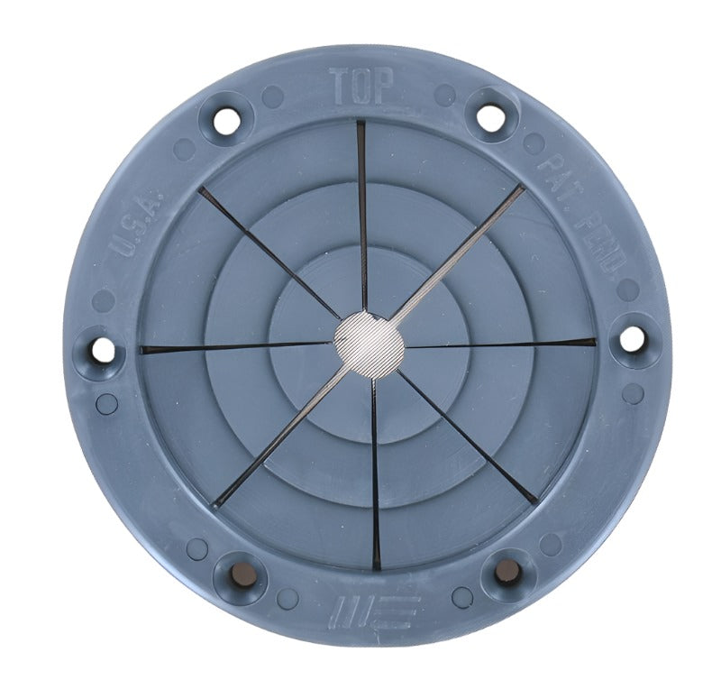 Large black round rod holder