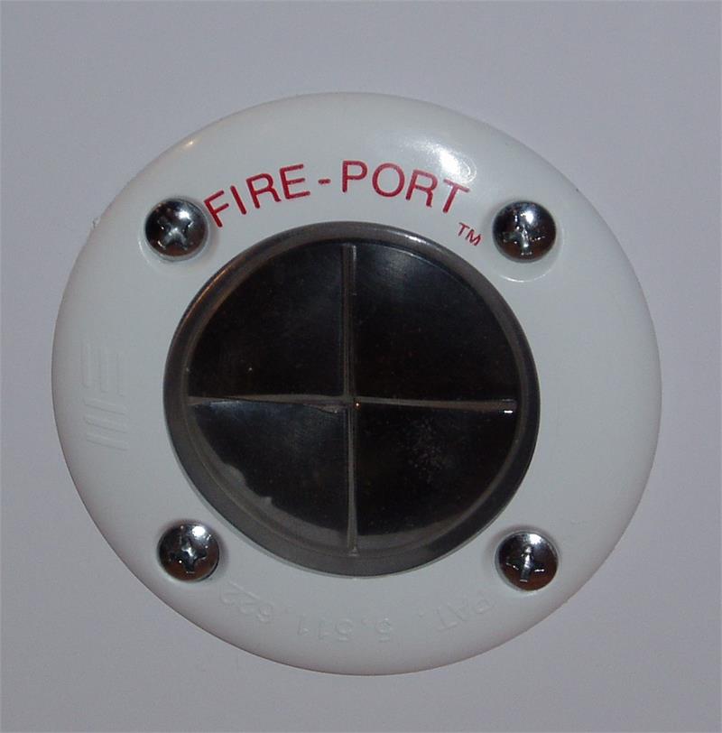 Clear fire port