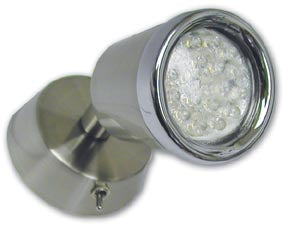 Chrome LED reading light