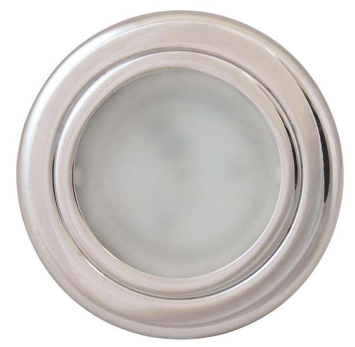 Chrome recessed mount Decor LED light