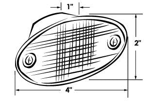 Oval Courtesy Light