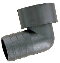 1 1/2" tapered female thread to 1 1/2" barb elbow