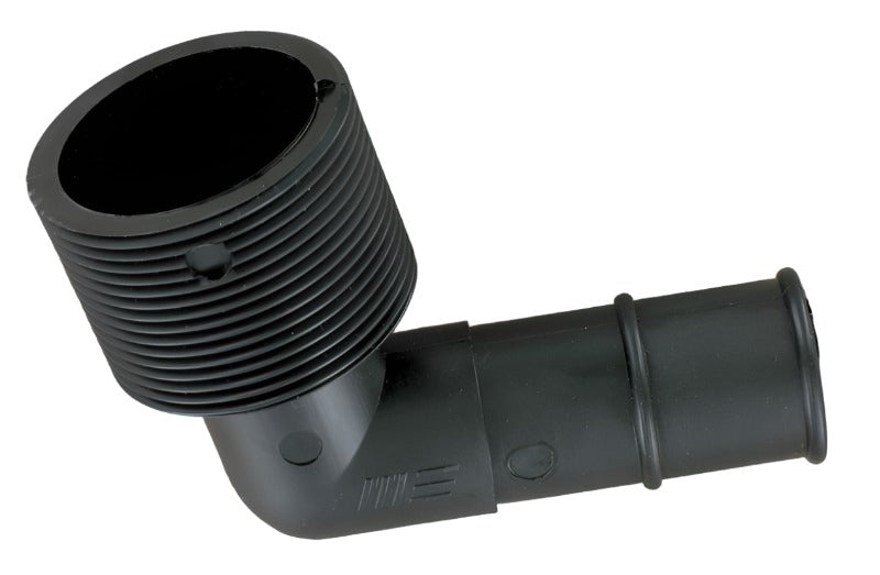 1 1/8" hose barb x 1 1/2" MPT elbow