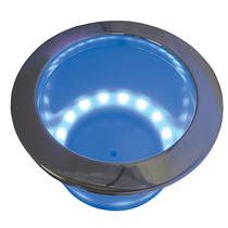 Blue LED lighted drink holder