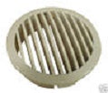 Beige domed vent grill for 4" hose