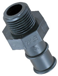 1/2" male pipe thread x 3/4" hose barb adapter
