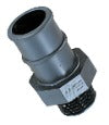 1/2" male pipe thread x 1" hose barb adapter