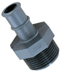 1" male pipe thread x 3/4" hose barb adapter