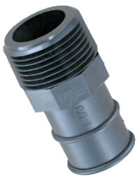 1" male pipe thread x 1 1/8" hose barb adapter