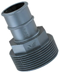 1-1-2" male pipe thread x 1-1-8" hose barb adapter