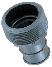 1 1/2" male pipe thread x 1 1/4" hose barb adapter
