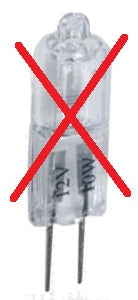 Halogen Replacement cool white LED Bulb