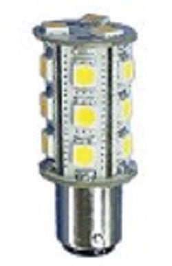 Red single contact bayonet base LED bulb