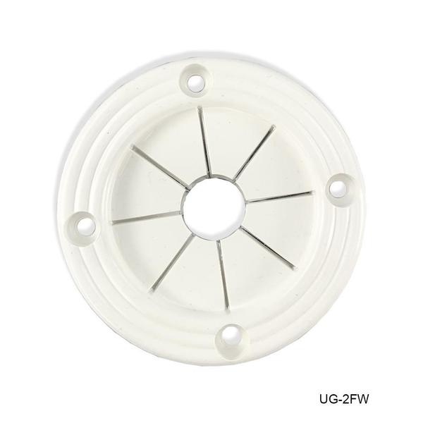 circular fishing rod holder Small White Round TH Round Rod Holder