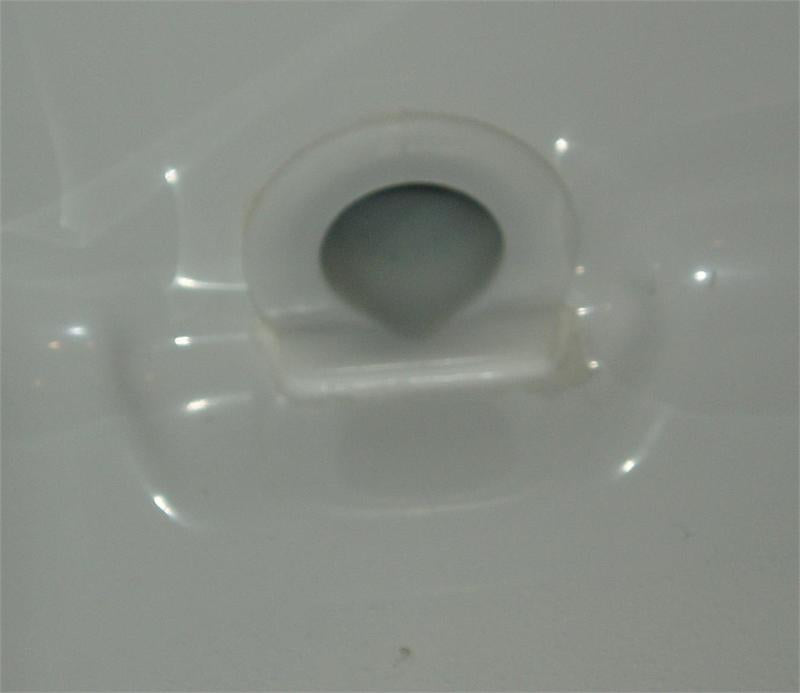 Straight L head drain, 1 1/2" hose barb long