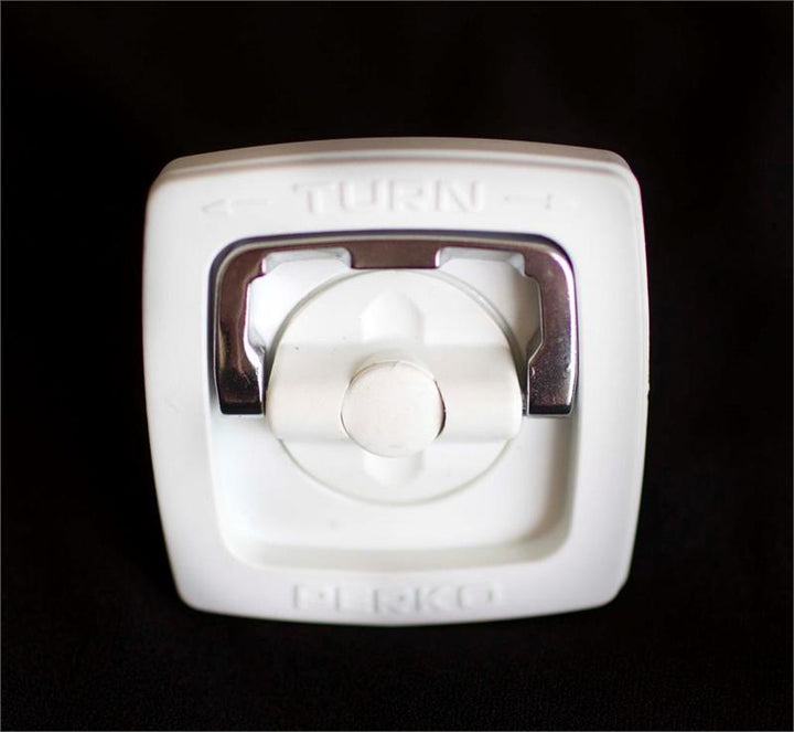 Perko Flush Latch, White