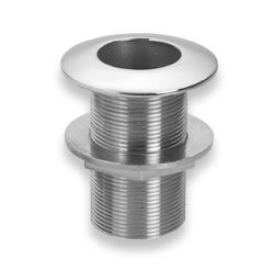 Stainless Steel Short 1 1/2" Threaded Thru Hull