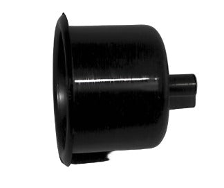 Large black boat cup holder with drain