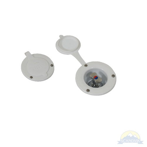 Recessed Mixer - White Ceramic