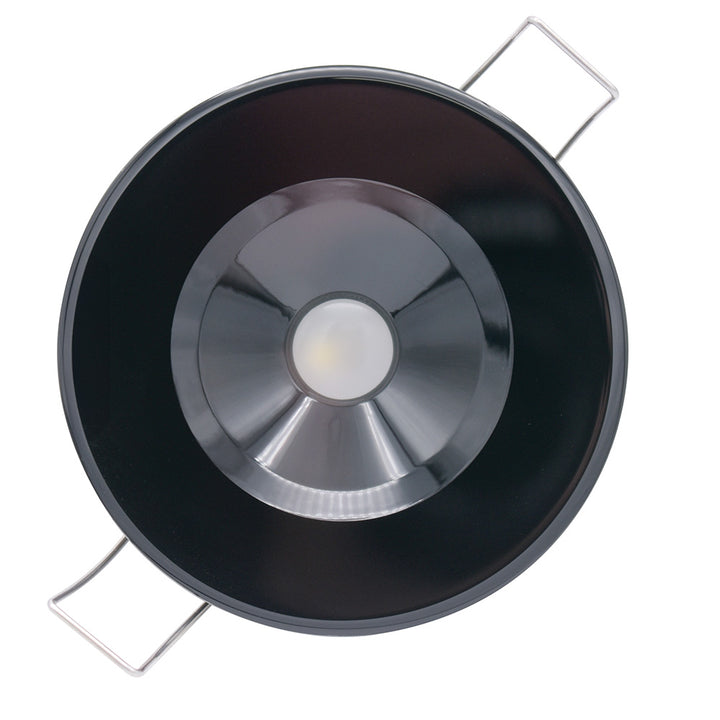 Lumitec Illusion Flush Mount LED Down Light  Spectrum RGBW  Cool White  Black Housing 117157