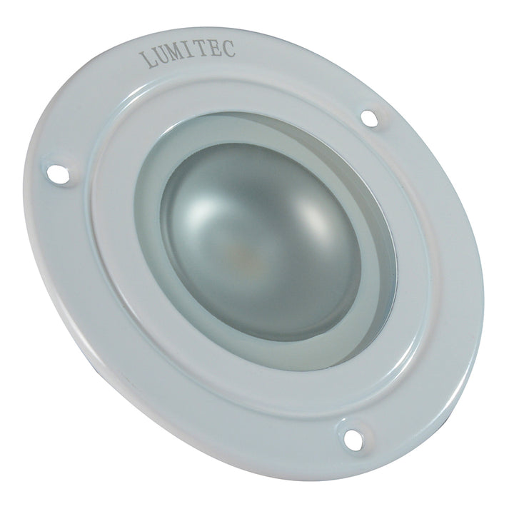Lumitec Shadow  Flush Mount Down Light  White Finish  3Color RedBlue NonDimming wWhite Dimming 114128