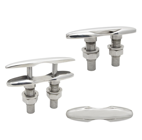 Smart Flush Cleat – 4-1/2″ 316 Stainless Steel (Bright Polish)