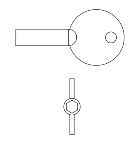 Replacement Socket Key