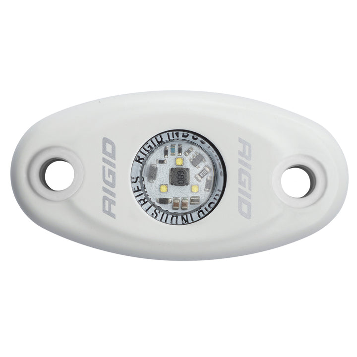 RIGID Industries ASeries White Low Power LED Light  Single  White 480153