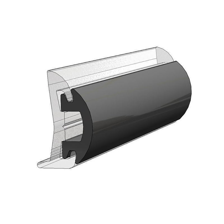 TACO 70 Flexible Black Rub Rail Insert 1316 x 12 V124144BKA701