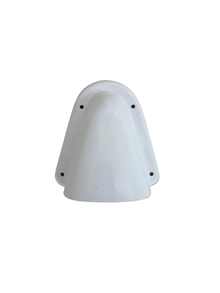 White Clamshell Vent Cover - 4"