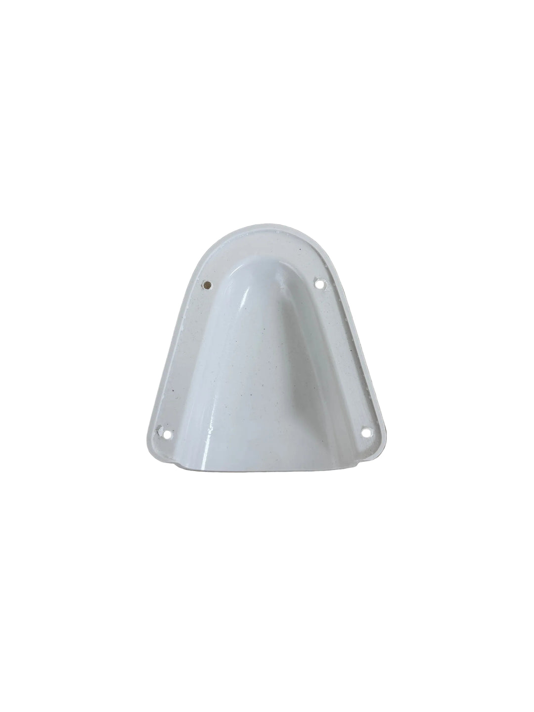 White Clamshell Vent Cover - 4"