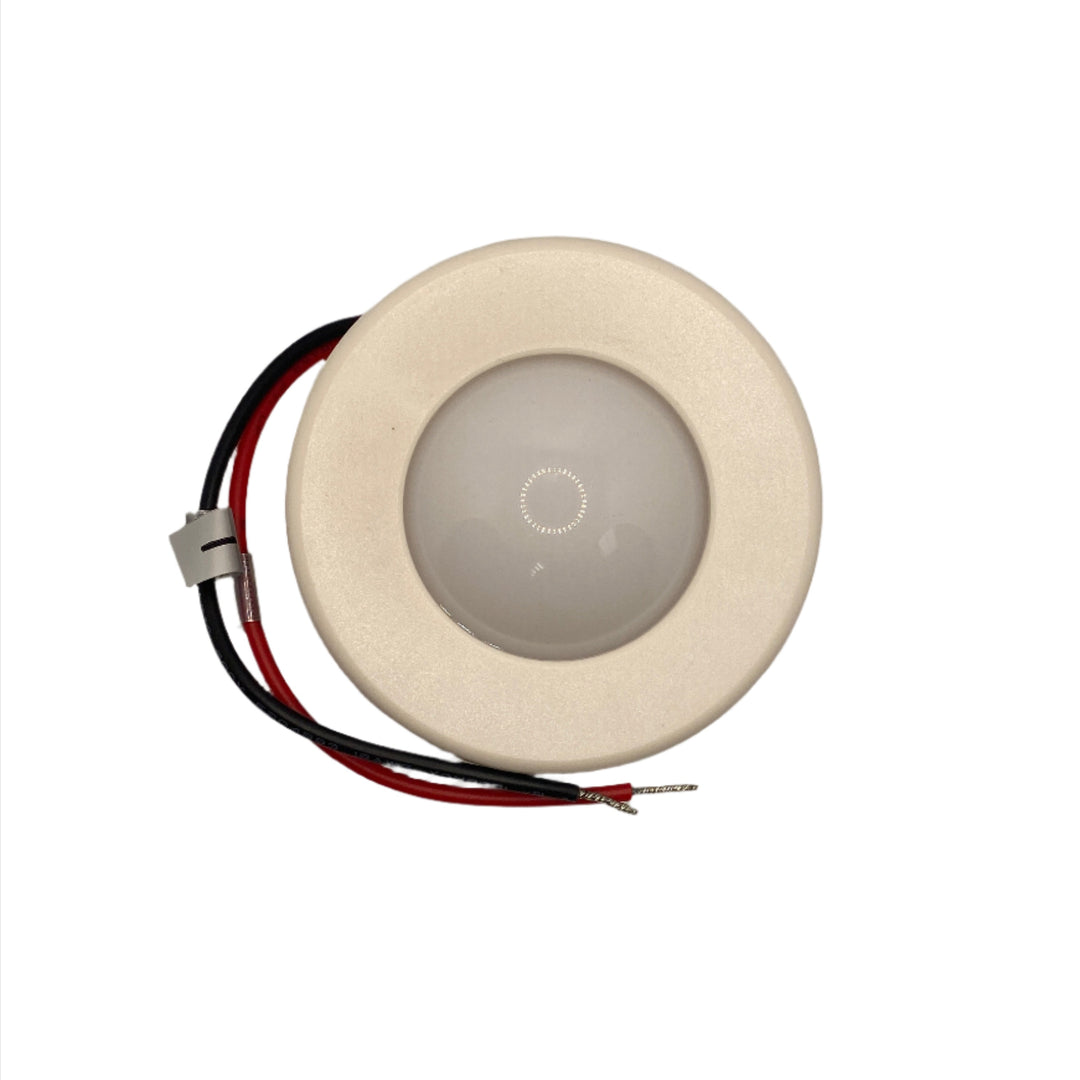 Tricolor Hardtop LED Light With White Bezel