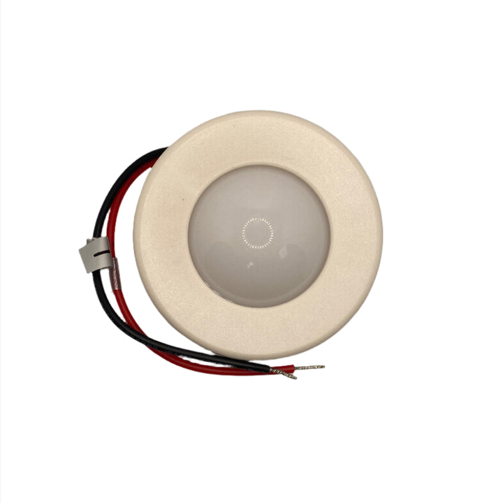 Tricolor Hardtop LED Light With White Bezel